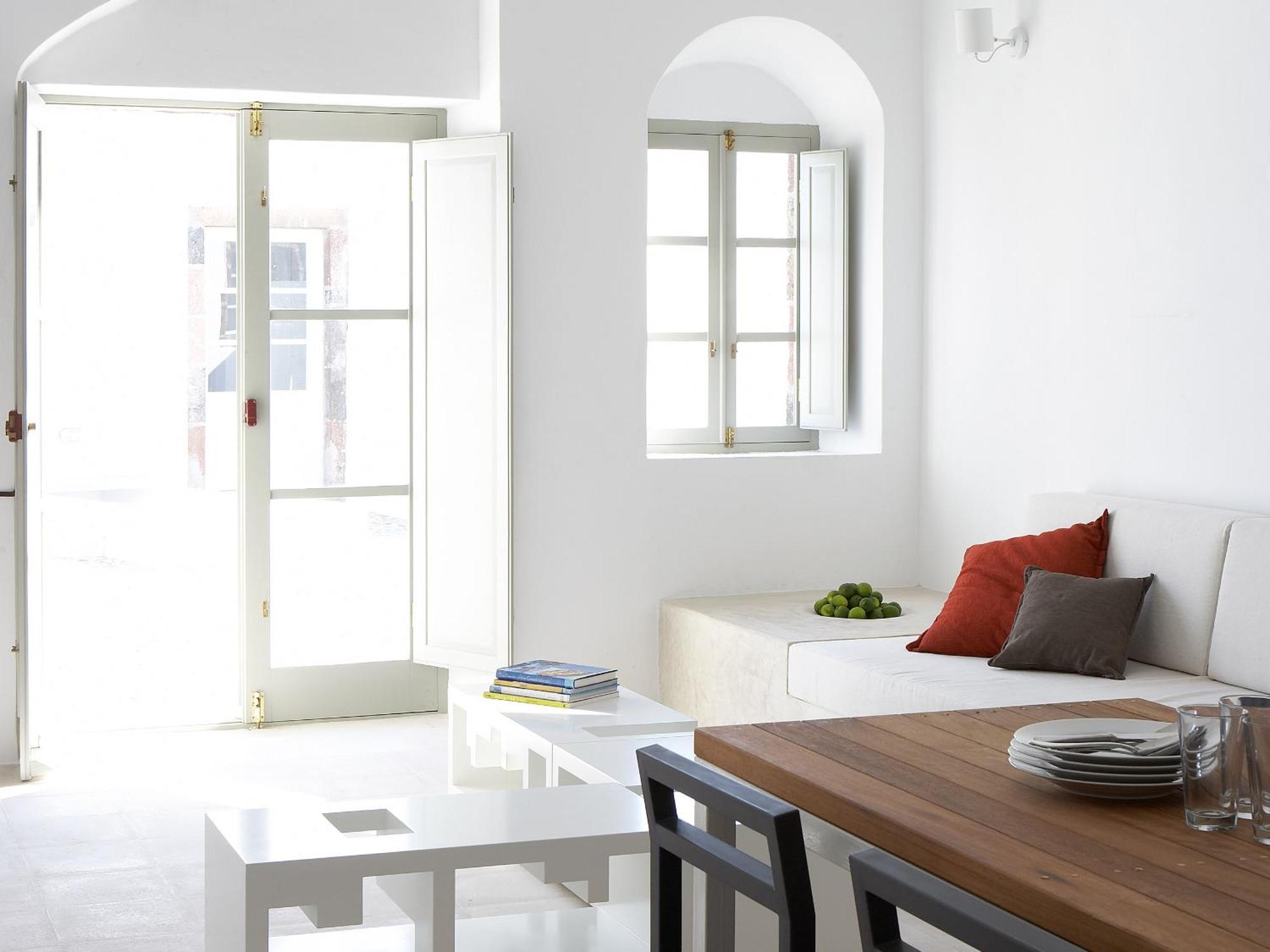 Villa Fabrica Santorini Pyrgos Kallistis Bagian luar foto