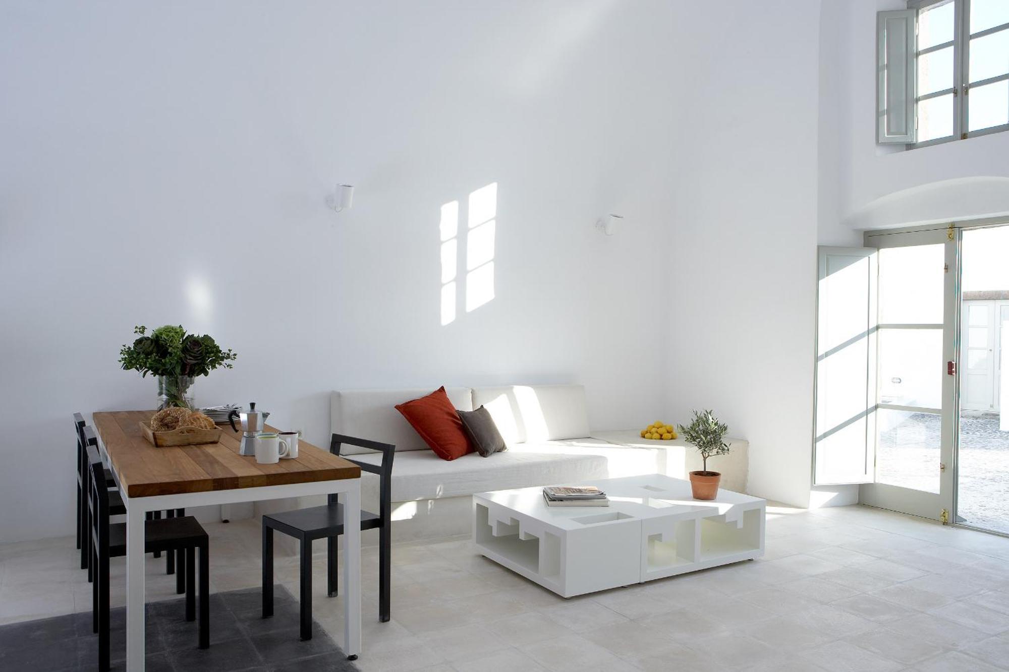 Villa Fabrica Santorini Pyrgos Kallistis Bagian luar foto