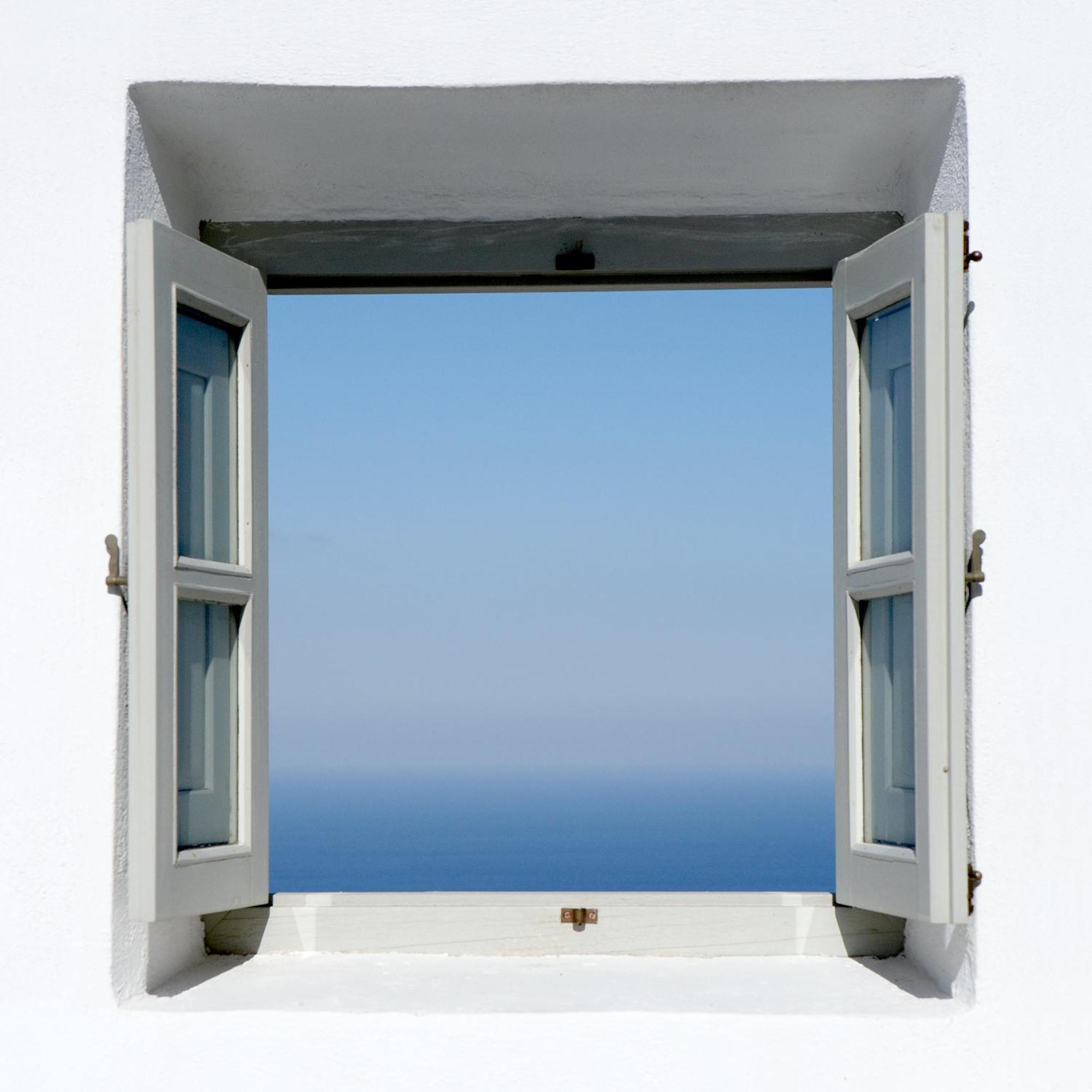 Villa Fabrica Santorini Pyrgos Kallistis Bagian luar foto