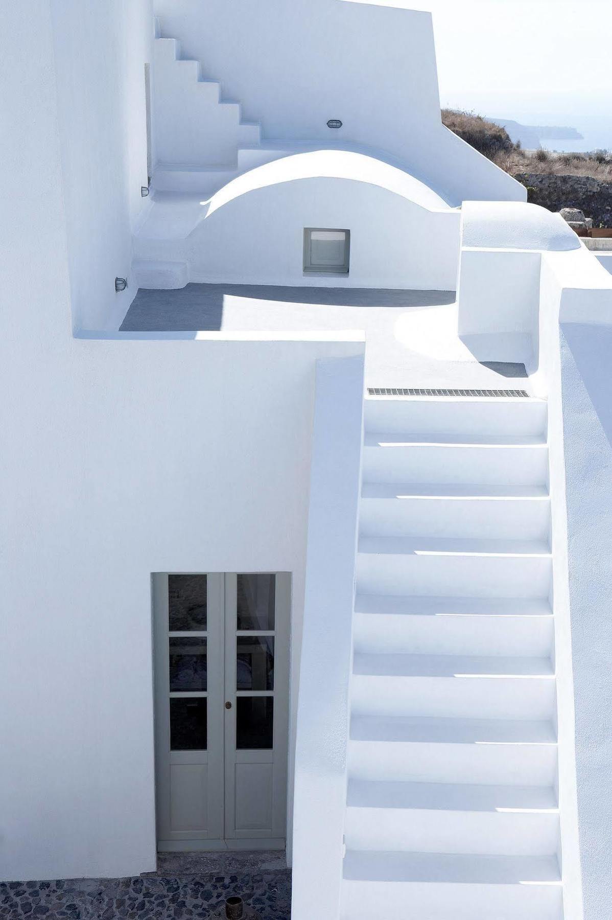 Villa Fabrica Santorini Pyrgos Kallistis Bagian luar foto